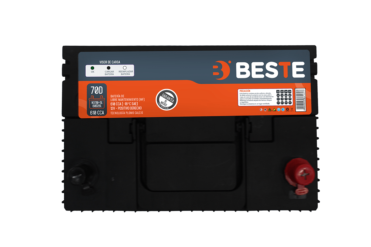 bateria-beste-mf-80d26l-70ah-610cca-39nx1105lbes-1.png Batería Beste MF 80D26L 70AH 610CCA