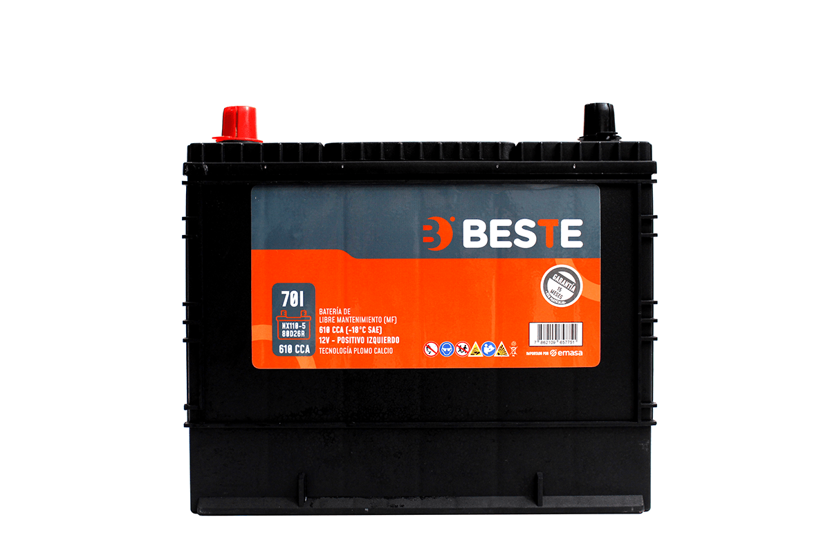 bateria-beste-mf-80d26r-70ah-610cca-39nx1105bes-1.png Batería Beste MF 80D26R 70AH 610CCA